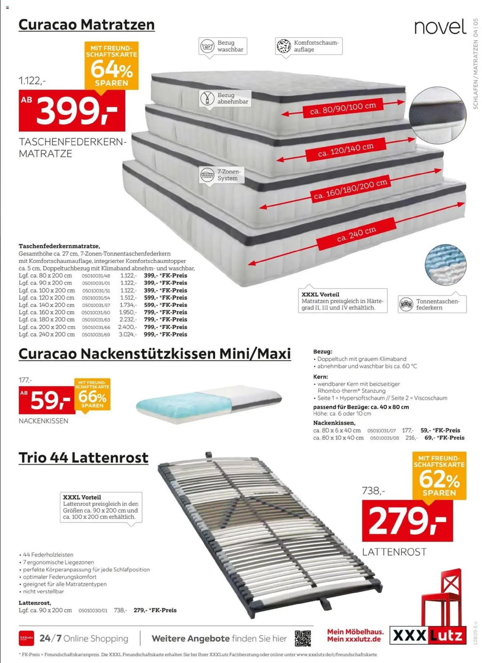 XXXLutz Prospekt – gültig ab 05.09.2026 | Seite: 5 | Produkte: Matratze, Lattenrost