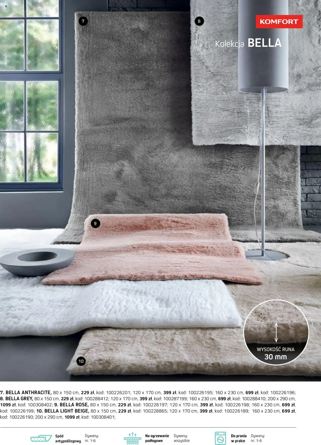 Komfort Gazetka - Katalog Dywanów od 15.10.2025 | Strona: 87 | Produkty: Dywany