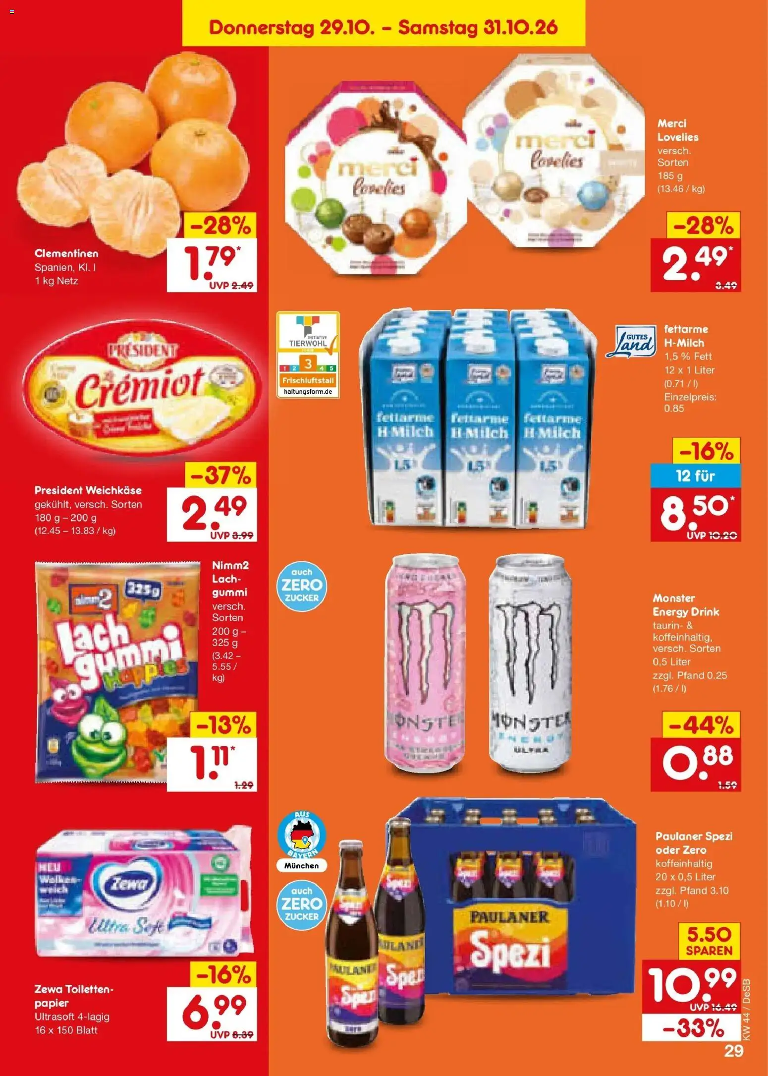 Netto Marken-Discount Prospekt Waiblingen-Bittenfeld – gültig ab 26.10.2026 | Seite: 39 | Produkte: Merci, Energy, Monster, Zucker