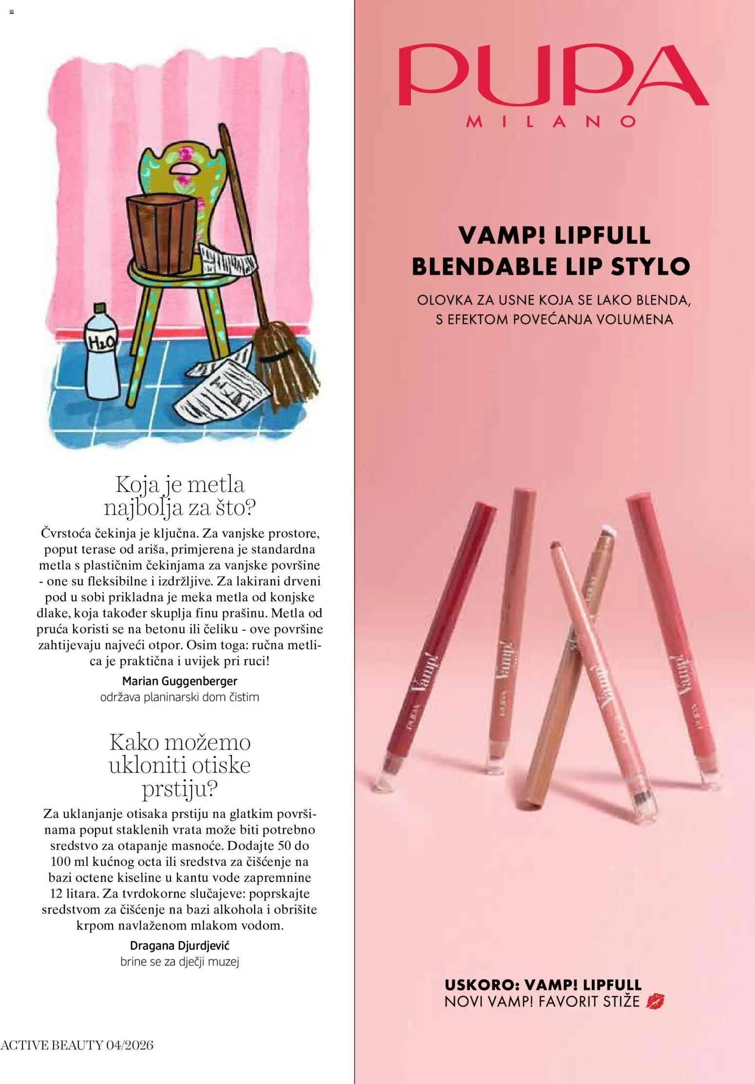 DM katalog | vrijedi od 01.10.2026 | Stranica: 49 | Proizvodi: Olovka za usne, Sredstva za čiščenje, Metla, Vrata