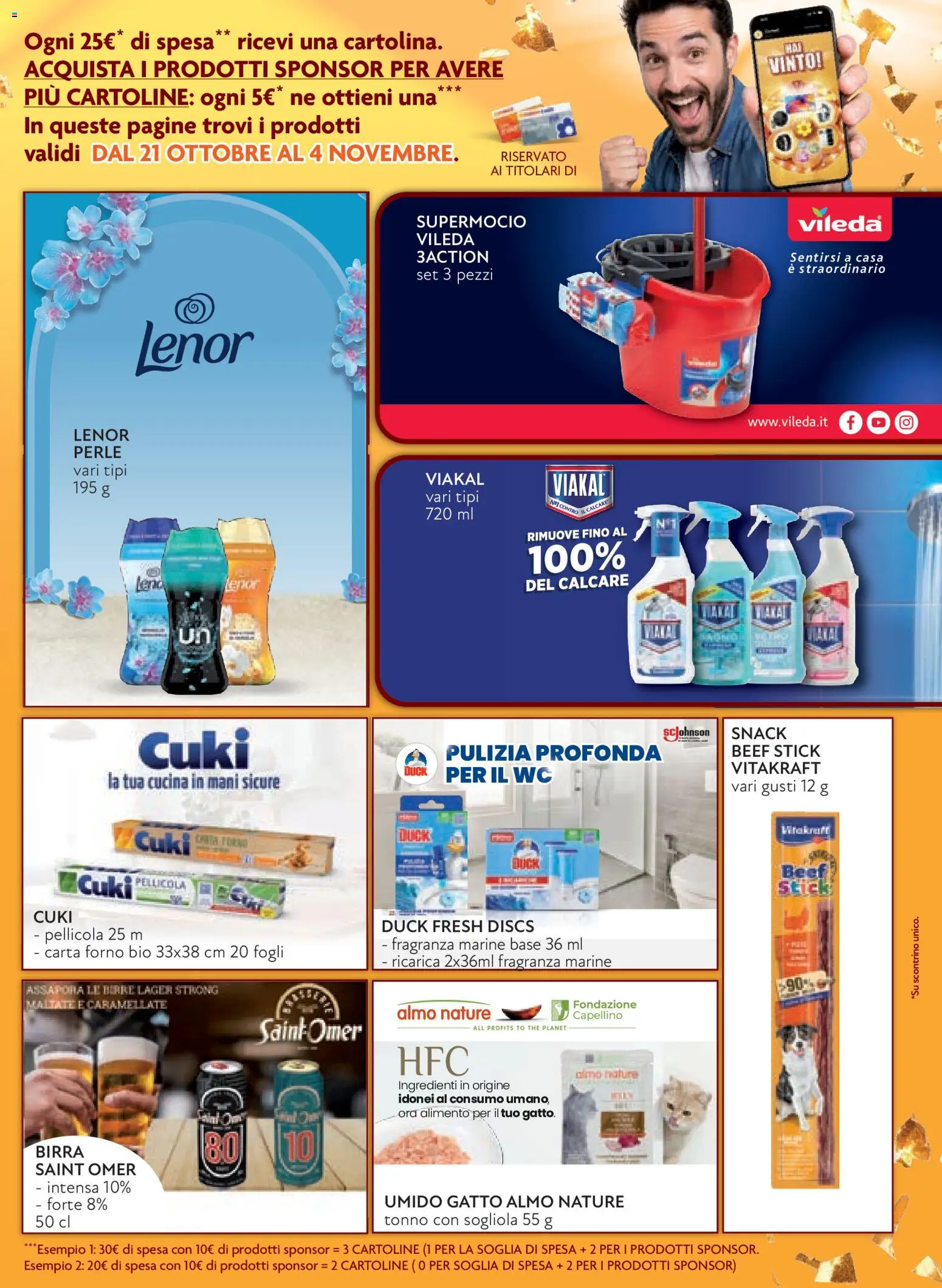 Volantino Conad del 21/10/2026 | Pagina: 11 | Prodotti: Birra, Sogliola, Tonno, Pellicola