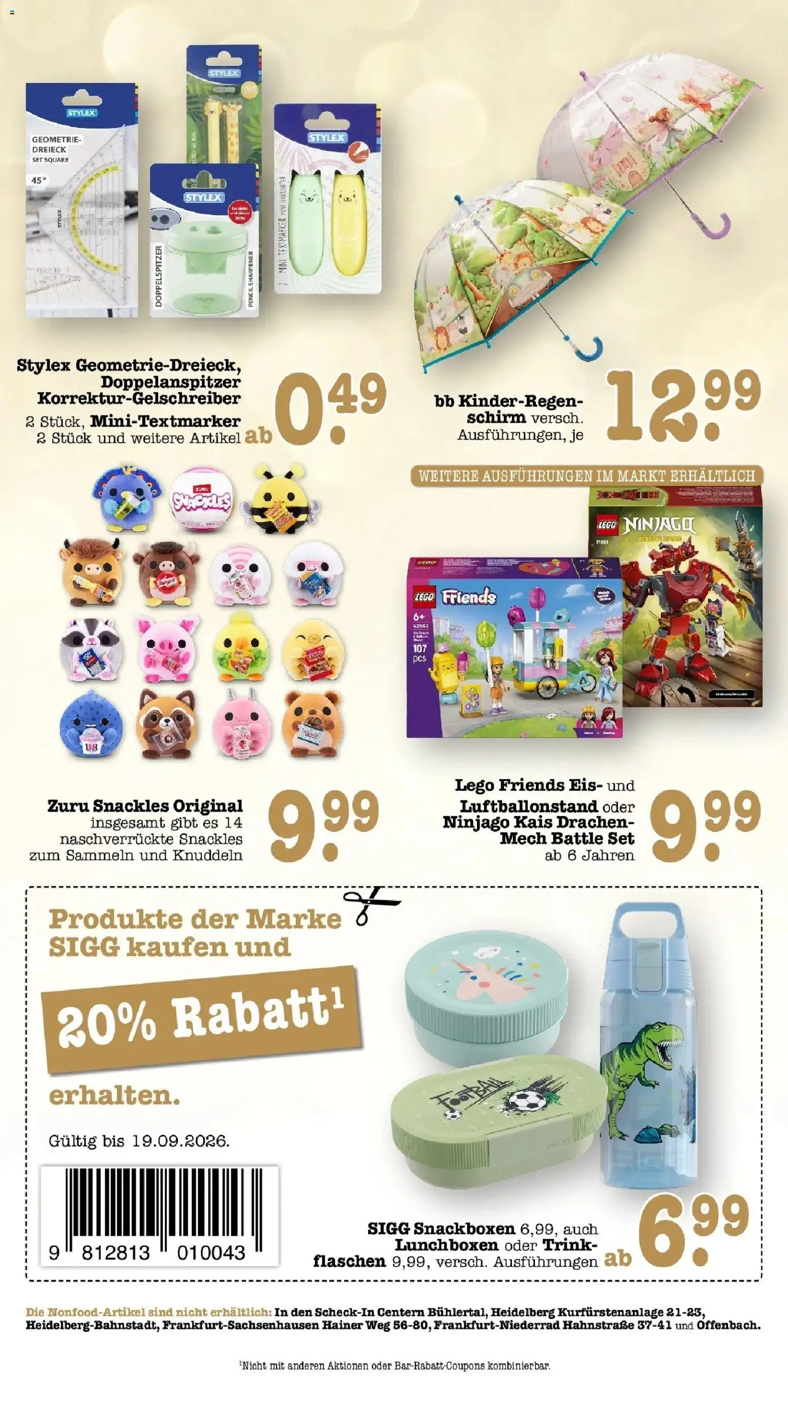 E center Prospekt Heidelberg (ab 14.09.2026) zum Blättern | Seite: 61 | Produkte: Football, Eis