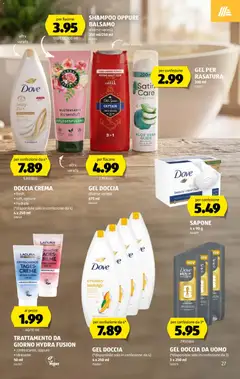 Aldi aktionen IT ab 16.07.2026 gültig | Seite: 27 | Produkte: Shampoo, Conditioner, Shower Gel, Creme