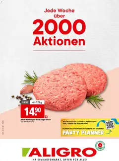Aligro aktionen 2000 Schlieren, Gossau SG, Frauenfeld, Rapperswil-Jona, Sargans, Bern ab 04.05.2026 gültig