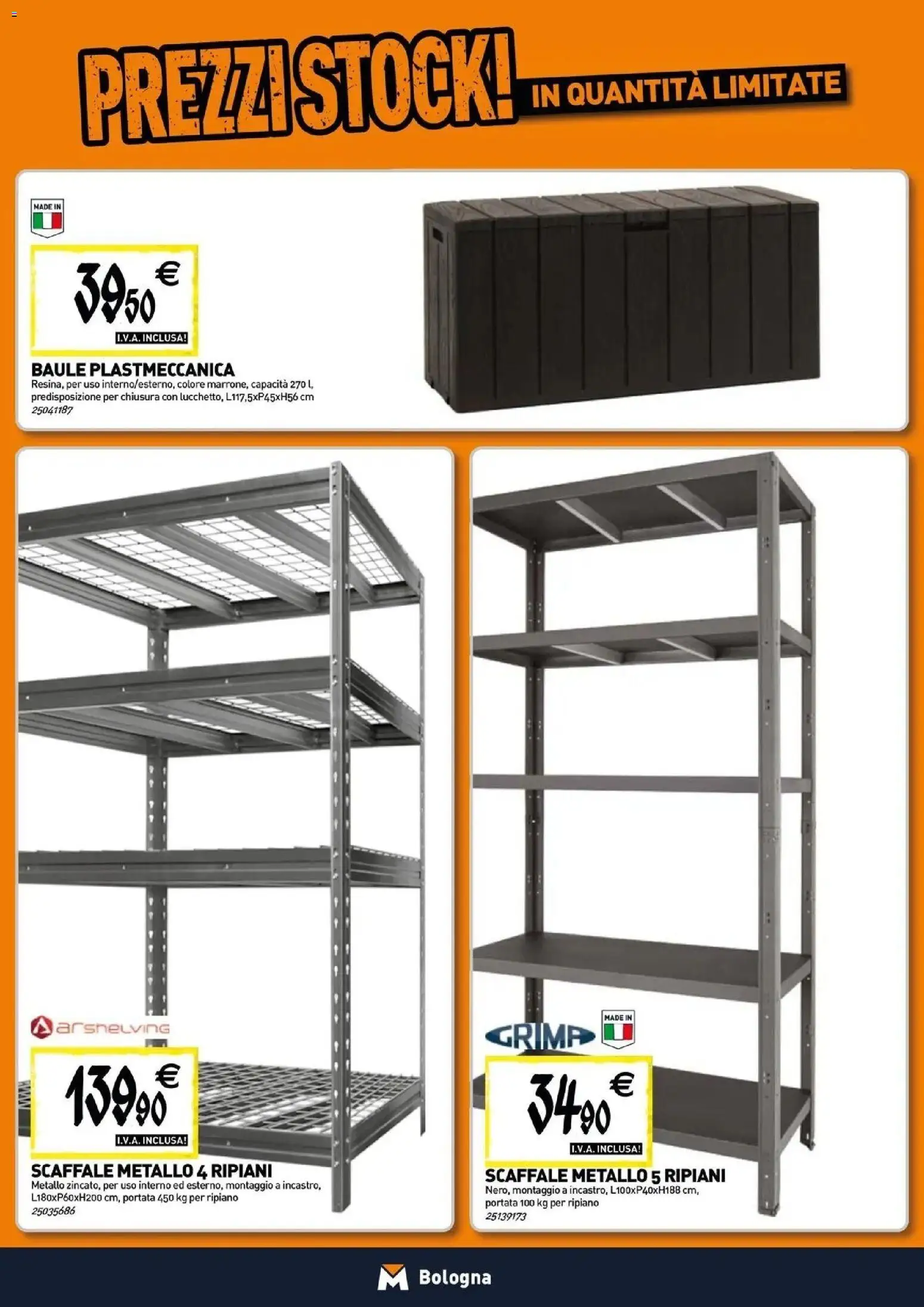 Volantino TECNOMAT del 30/07/2026 | Pagina: 16 | Prodotti: Ripiano, Scaffale, Baule