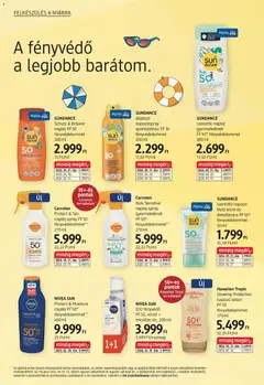 SUNDANCE Schutz & Bräune naptej FF50 fényvédelemmel 200 ml, Naptej FF50 fényvédelemmel, 200 ml. - amely érvényes a következő dátumtól: 04.06.2026 | Oldal: 4