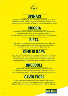 Anteprima del volantino SPINACI, Appartengono alla famiglia delle Chenopodiaceae. Gli spinaci surgelati mantengono tutte le proprietà organolettiche e il sapore di quelli freschi, rendendoli molto versatili in cucina: veloci da preparare e dal sapore deciso. valido a partire dal 30.06.2025 | Pagina: 69 | Prodotti: Spinaci, Broccoli