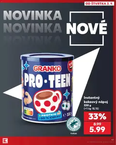 Kaufland SK akciós újság - amely érvényes a következő dátumtól: 2026.09.03. | Oldal: 53