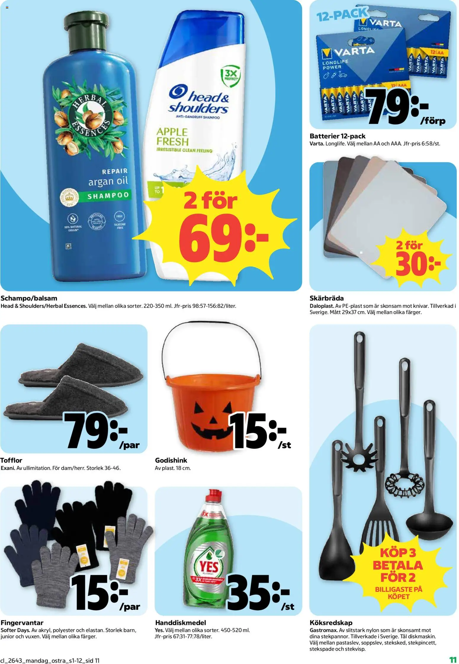 Coop Daglivs reklamblad aktuell från 19/10/2026 | Sida: 11