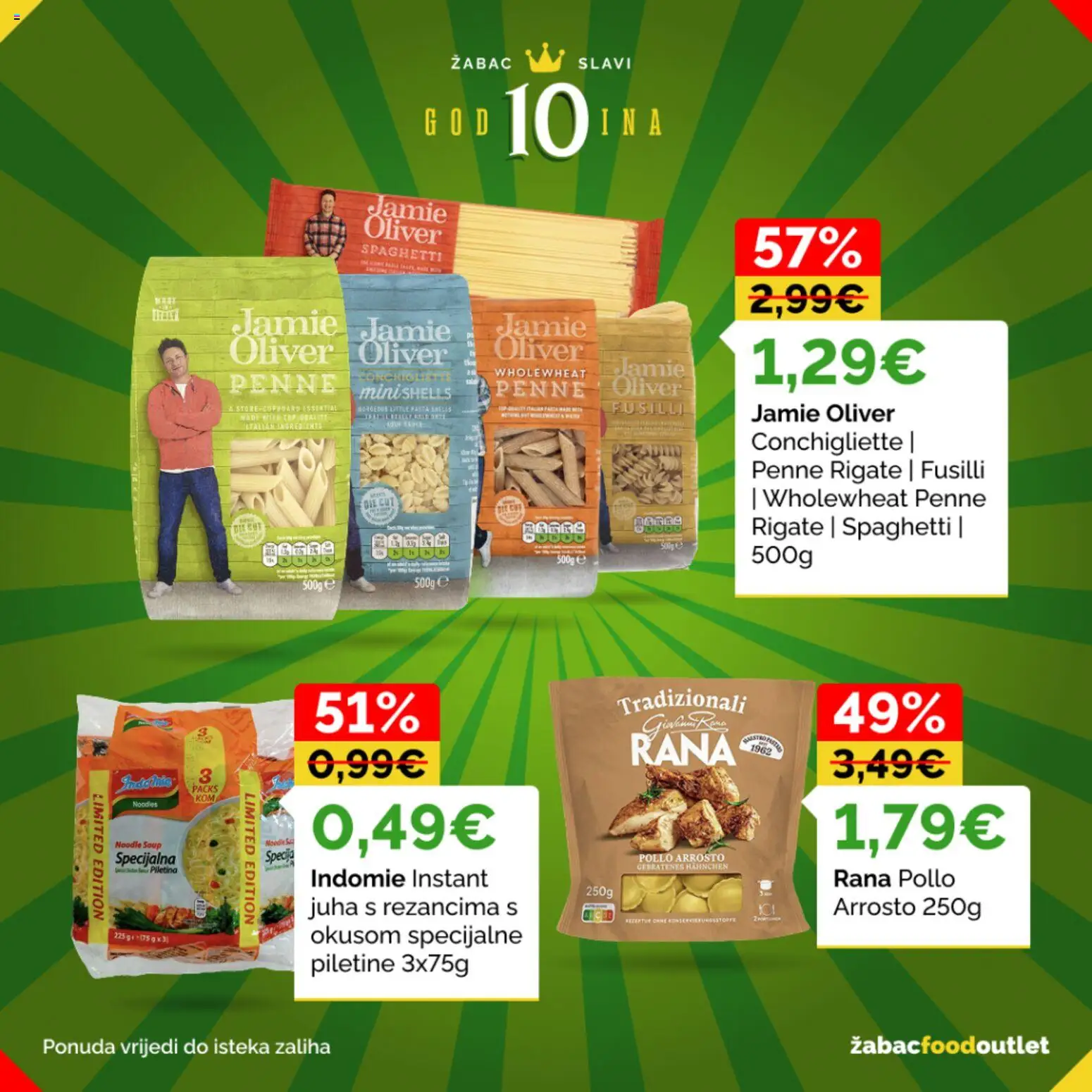 Žabac katalog | vrijedi od 01.06.2026 | Stranica: 6 | Proizvodi: Piletina, Juha, Noodle, Pasta