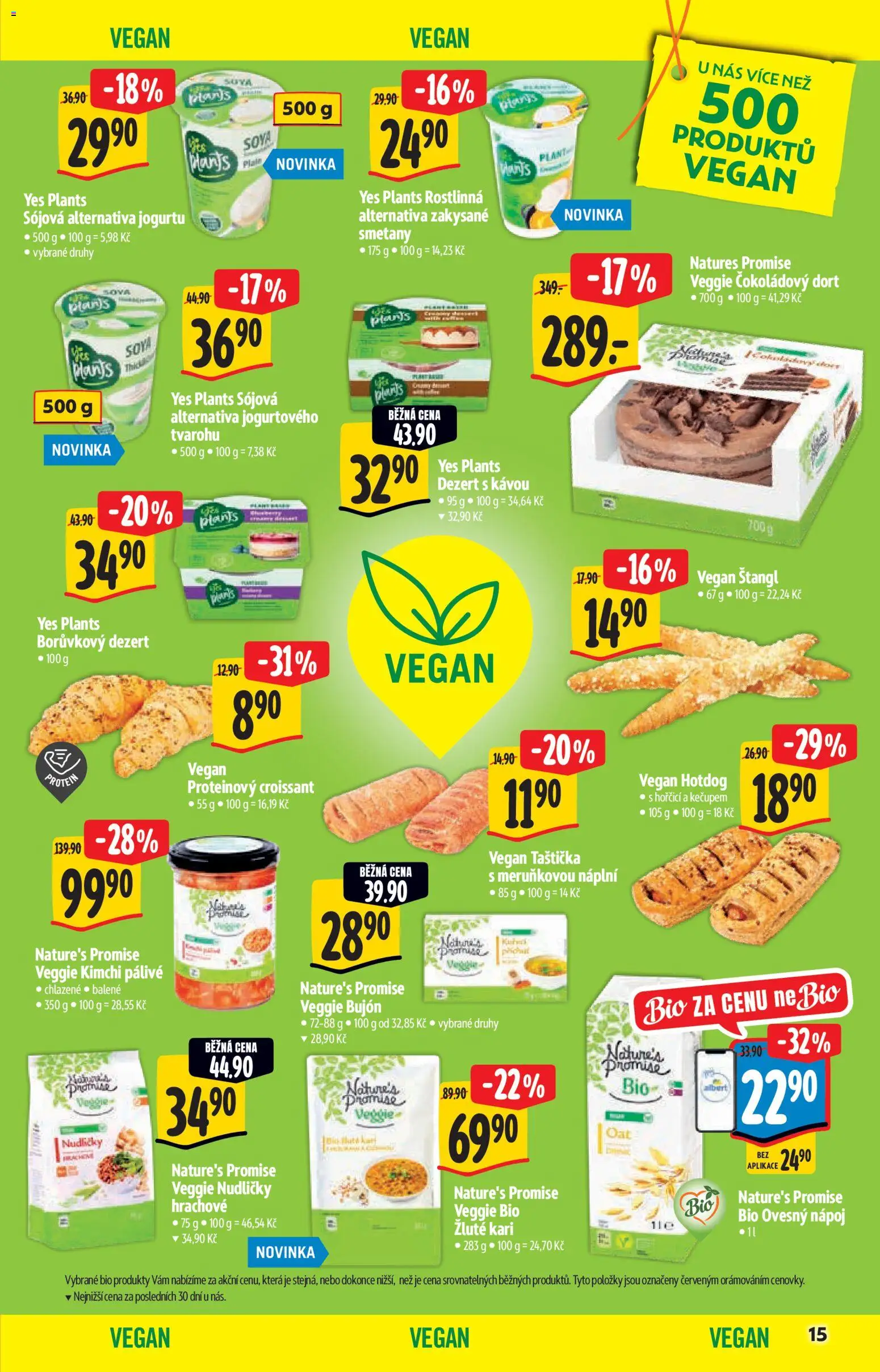 Albert katalog - Hypermarket - Bio od 02.09.2026 | Strana: 15 | Produkty: Veggie, Ovesný nápoj, Bujón, Dort