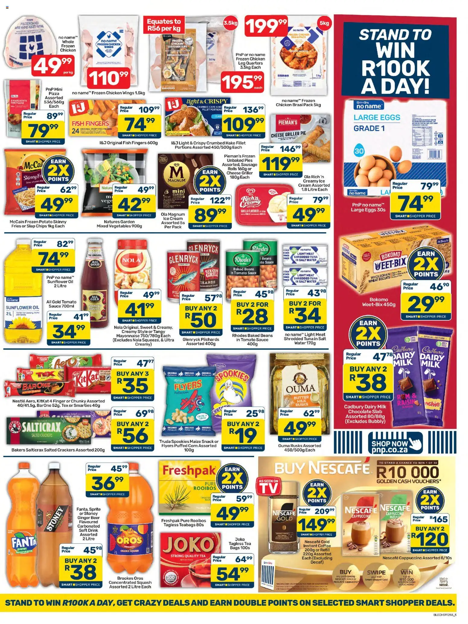 New Pick n Pay catalogue – valid from 07/09/2026 | Page: 5 | Products: Vanilla, Fish, Chips, Ice cream