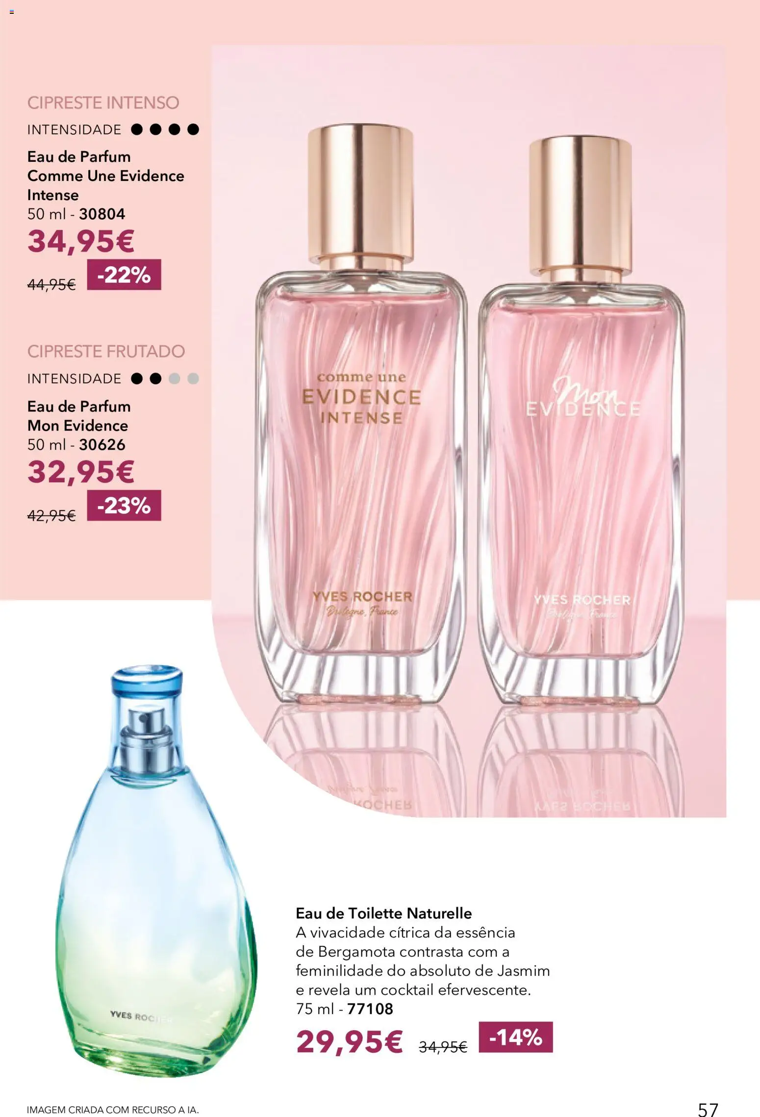 Yves Rocher Catalogo 13 │ válido de 21/10/2026 | Página: 57 | Produtos: Eau de toilette