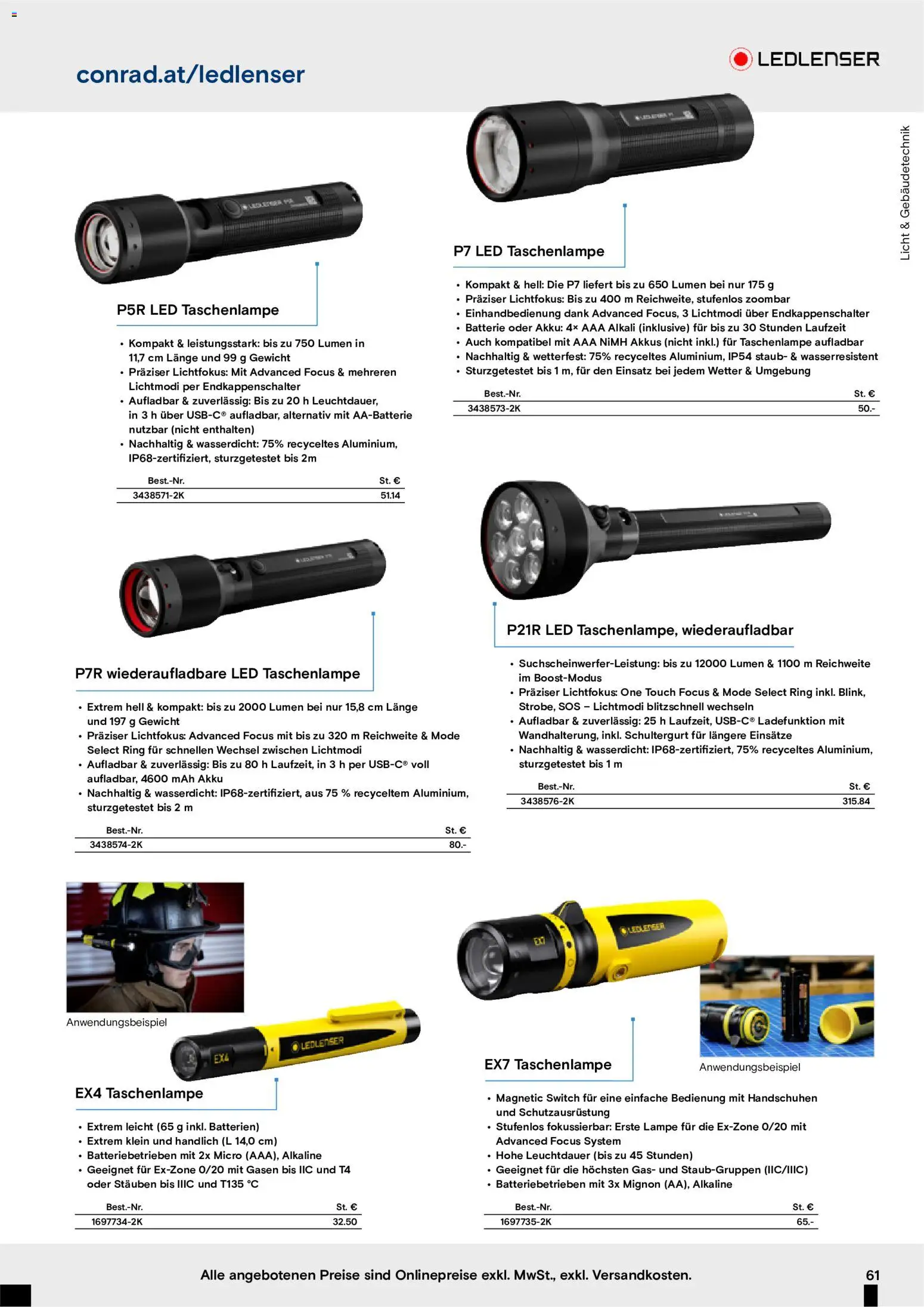 Conrad Starke Marken gültig ab 05.10.2026 | Seite: 63 | Produkte: Gewicht, Batterie, Lampe