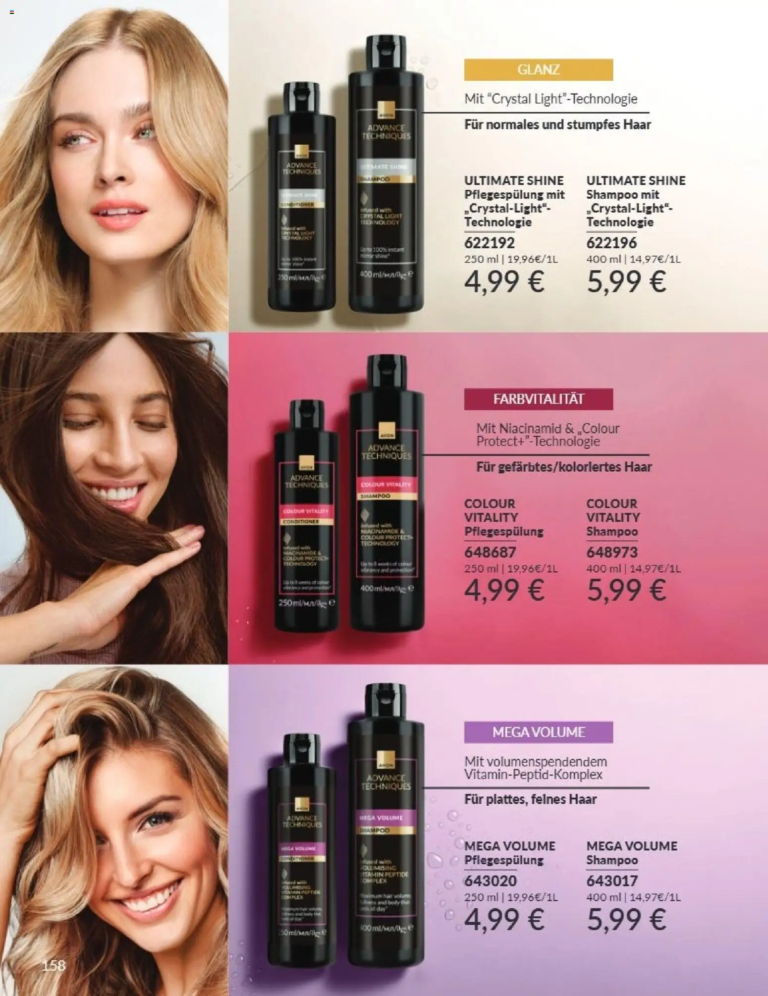 AVON Katalog September 2026 – gültig ab 01.09.2026 | Seite: 154 | Produkte: Shampoo