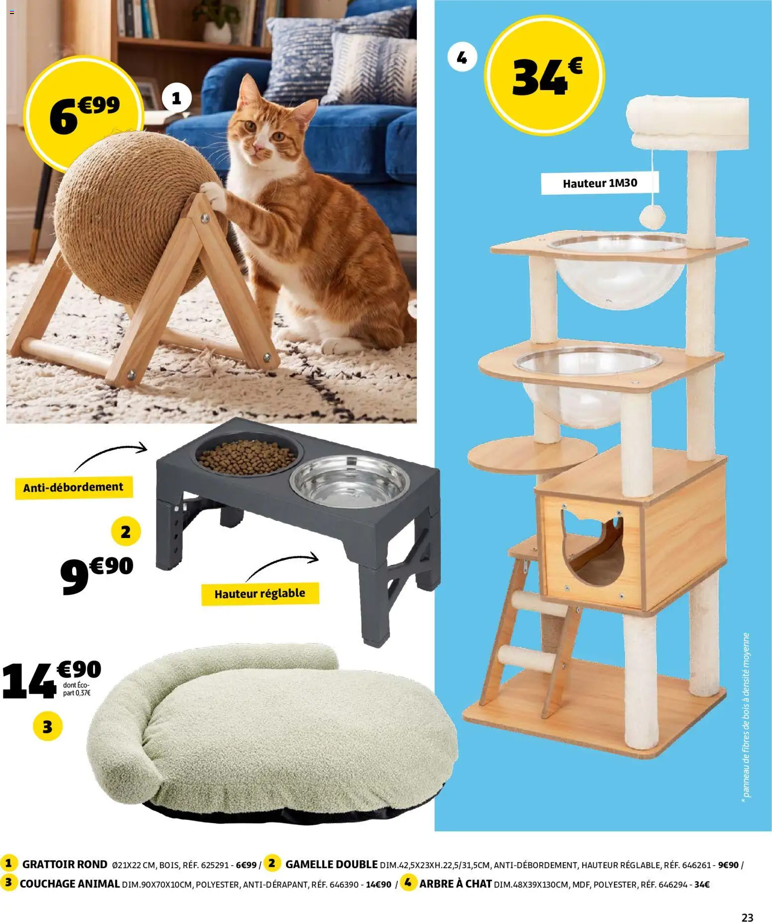 {H1} | Page: 23 | Produits: Arbre à chat