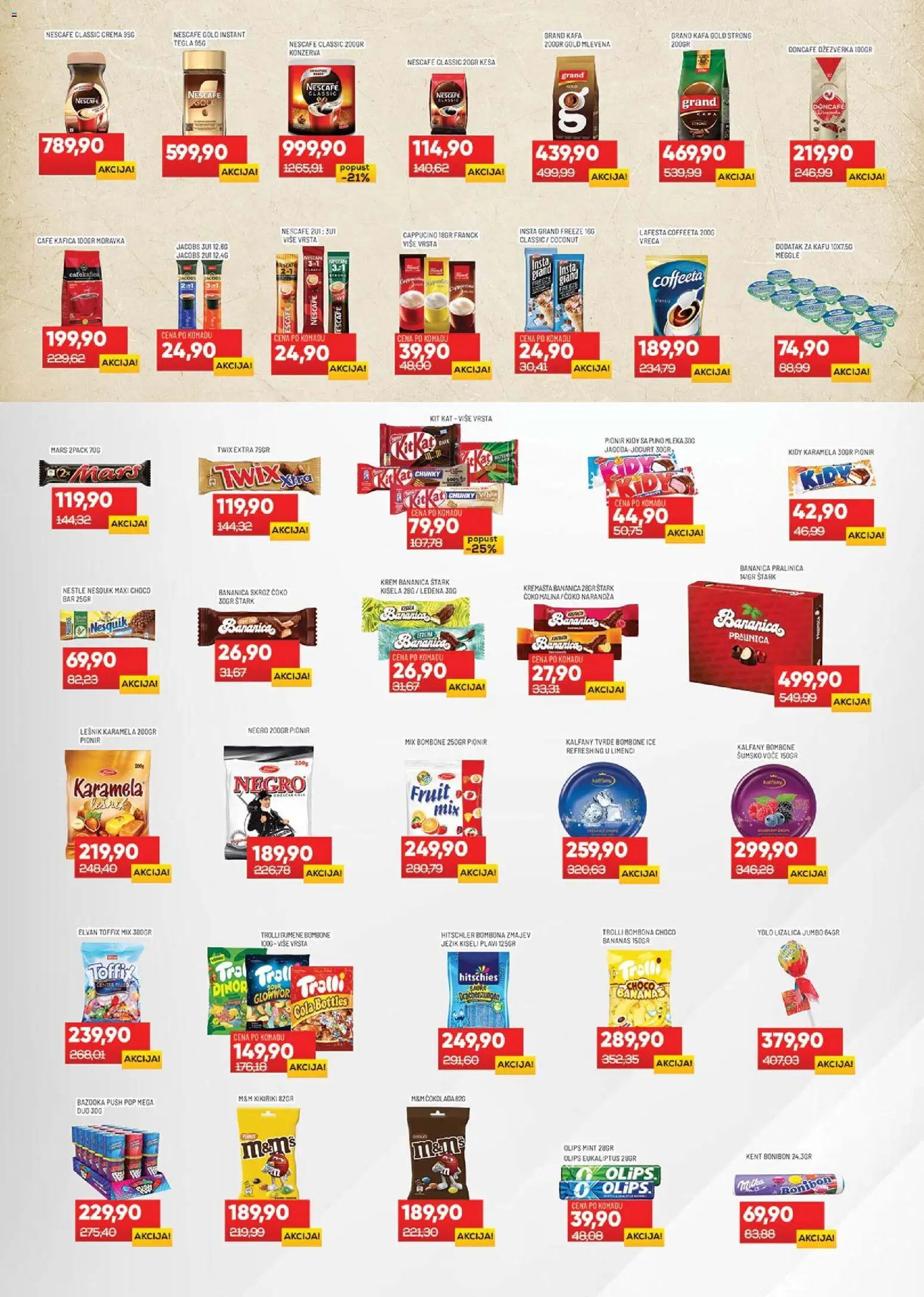 Medius katalog - važi od 19.05.2026 | Strana: 13 | Proizvode: Bombone, Twix, Lešnik, Kikiriki