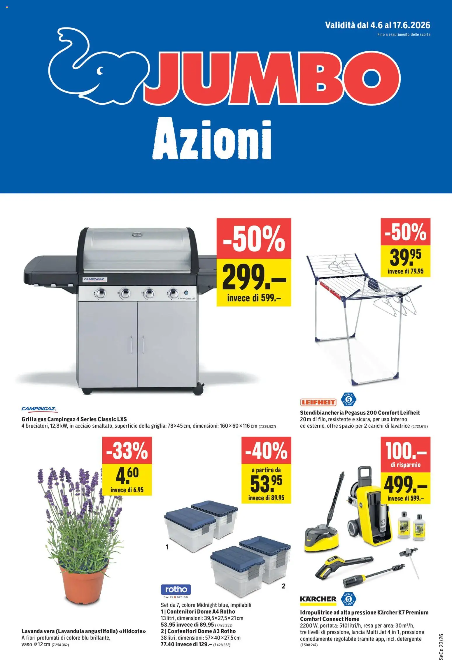 Jumbo aktionen IT – gültig ab 04.06.2026 | Seite: 1 | Produkte: Grill