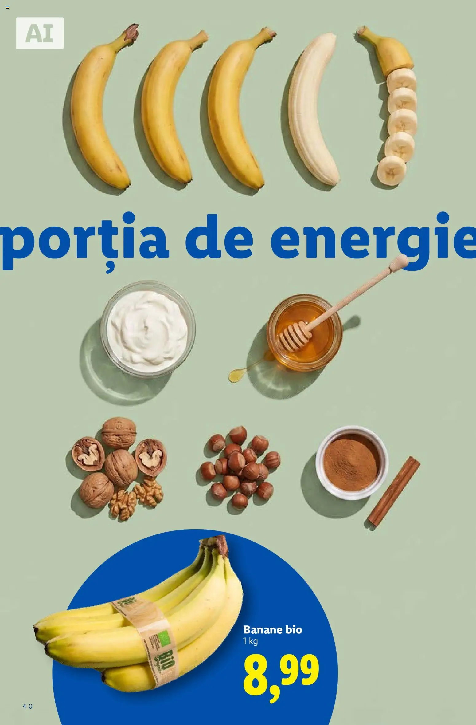Noul catalog Lidl – valabil de la 07.09.2026 | Pagină: 40 | Produse: Bio, Banane