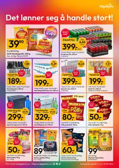 Forhåndsvisning av Gigaboks kundeavis gyldig fra 14/09/2026 | Side: 5 | Produkter: Monster, Chips, Godteri, Coca Cola