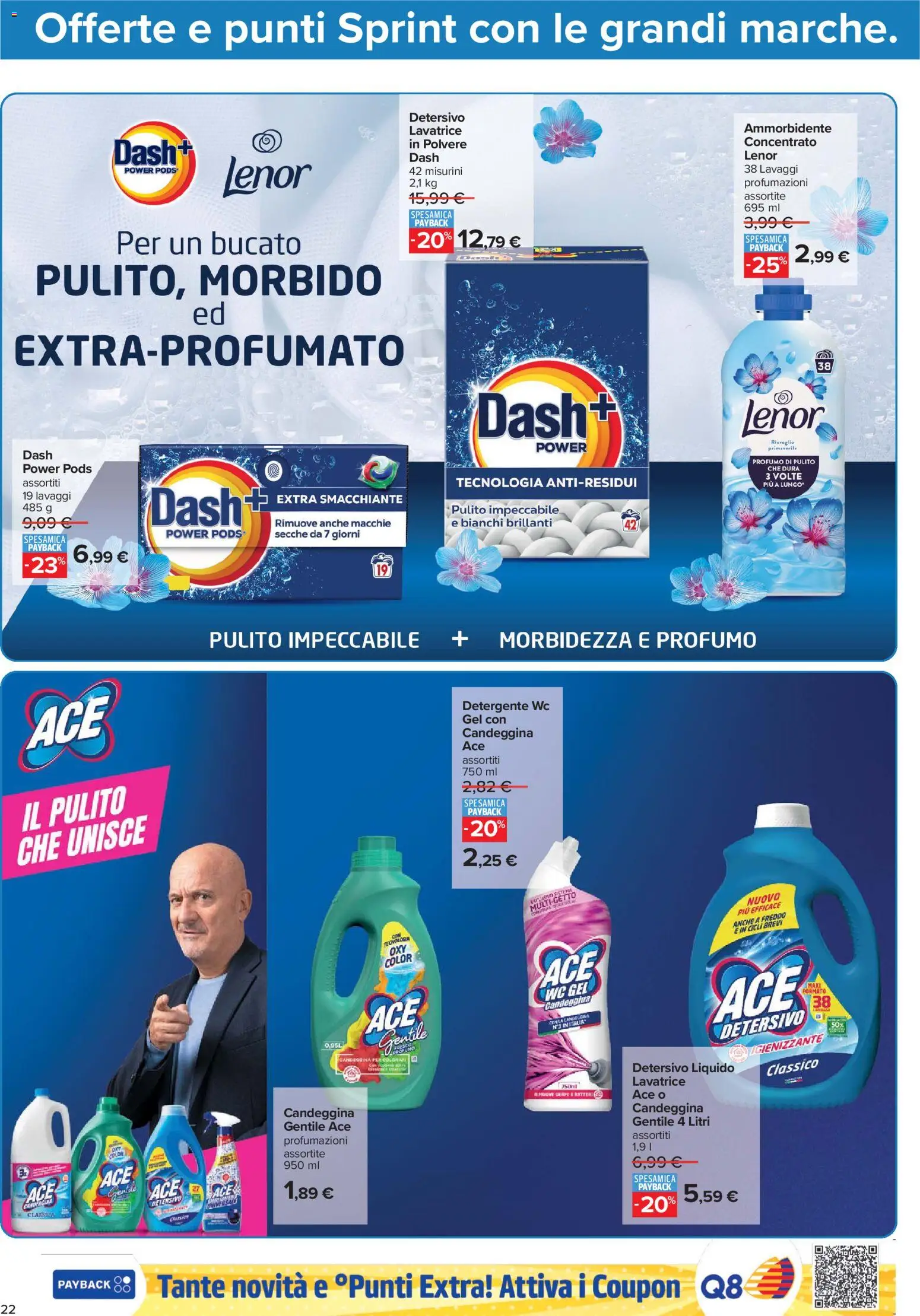 Volantino Carrefour del 23/10/2026 | Pagina: 24 | Prodotti: Candeggina, Lavatrice, WC, Profumo