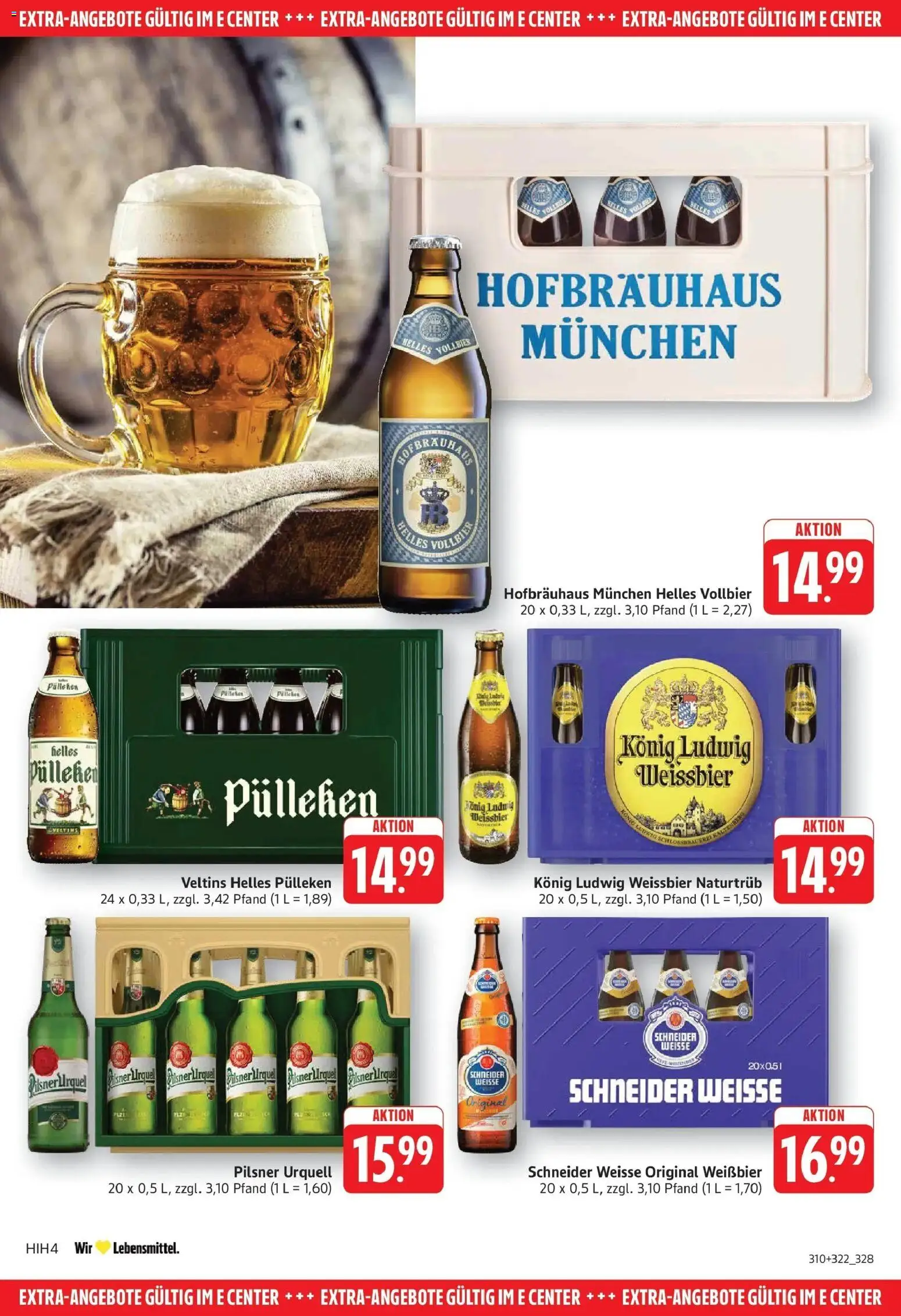 Edeka Prospekt Göppingen (ab 05.10.2026) » Angebote Online | Seite: 26 | Produkte: Helles pulleken, Weißbier, Pilsner urquell, Veltins