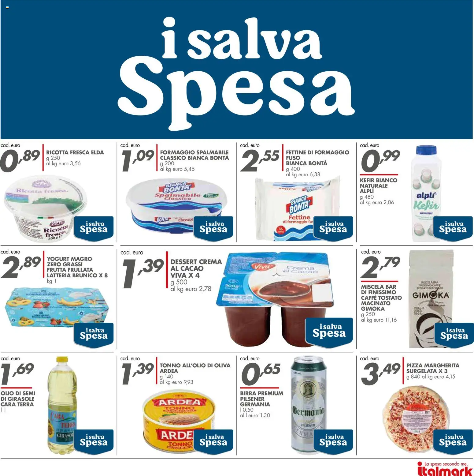 Volantino Italmark del 06.05.2026 | Pagina: 32 | Prodotti: Crema, Caffè, Pizza, Terra