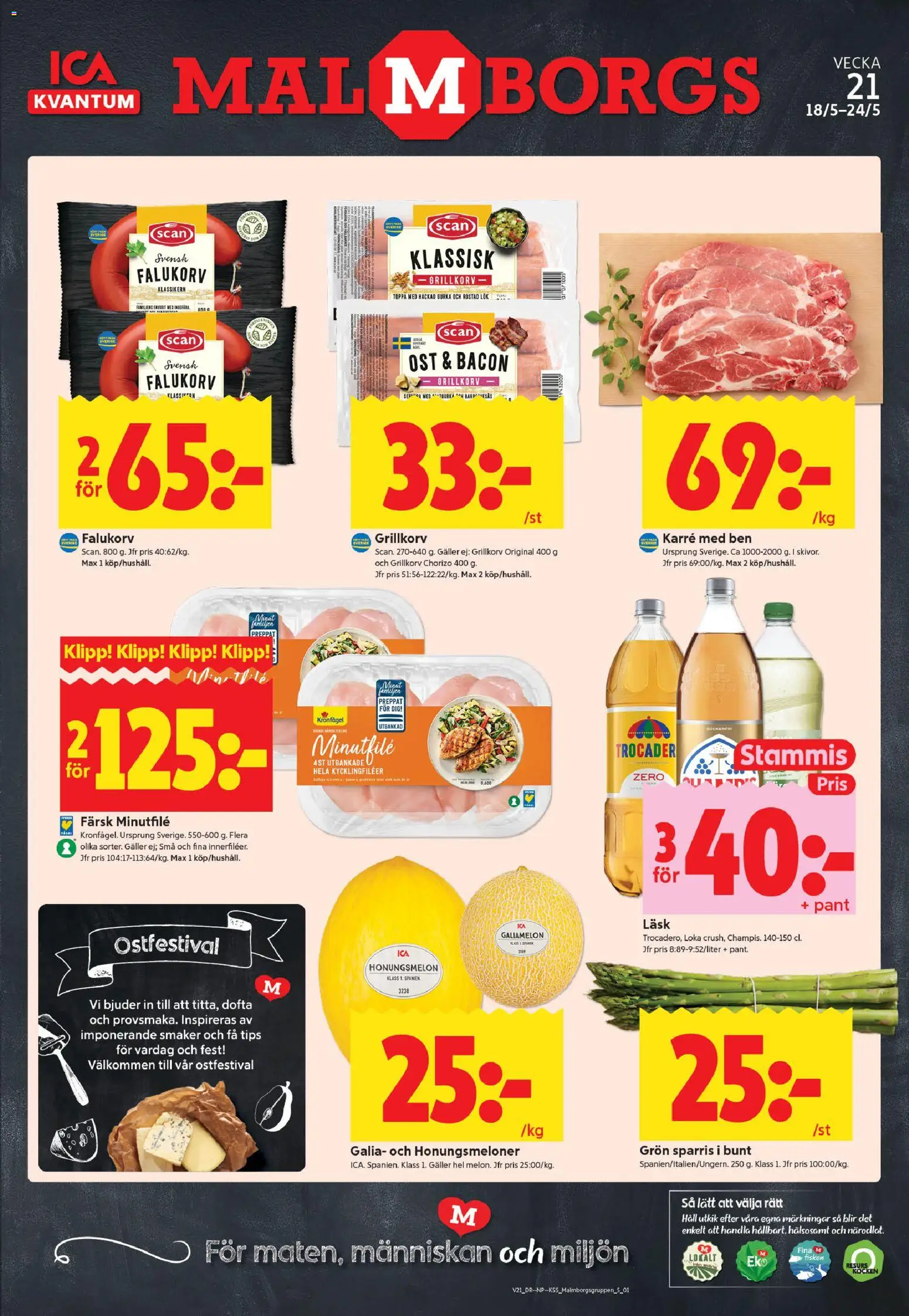 ICA Kvantum reklamblad aktuell från 18.05.2026 | Sida: 1
