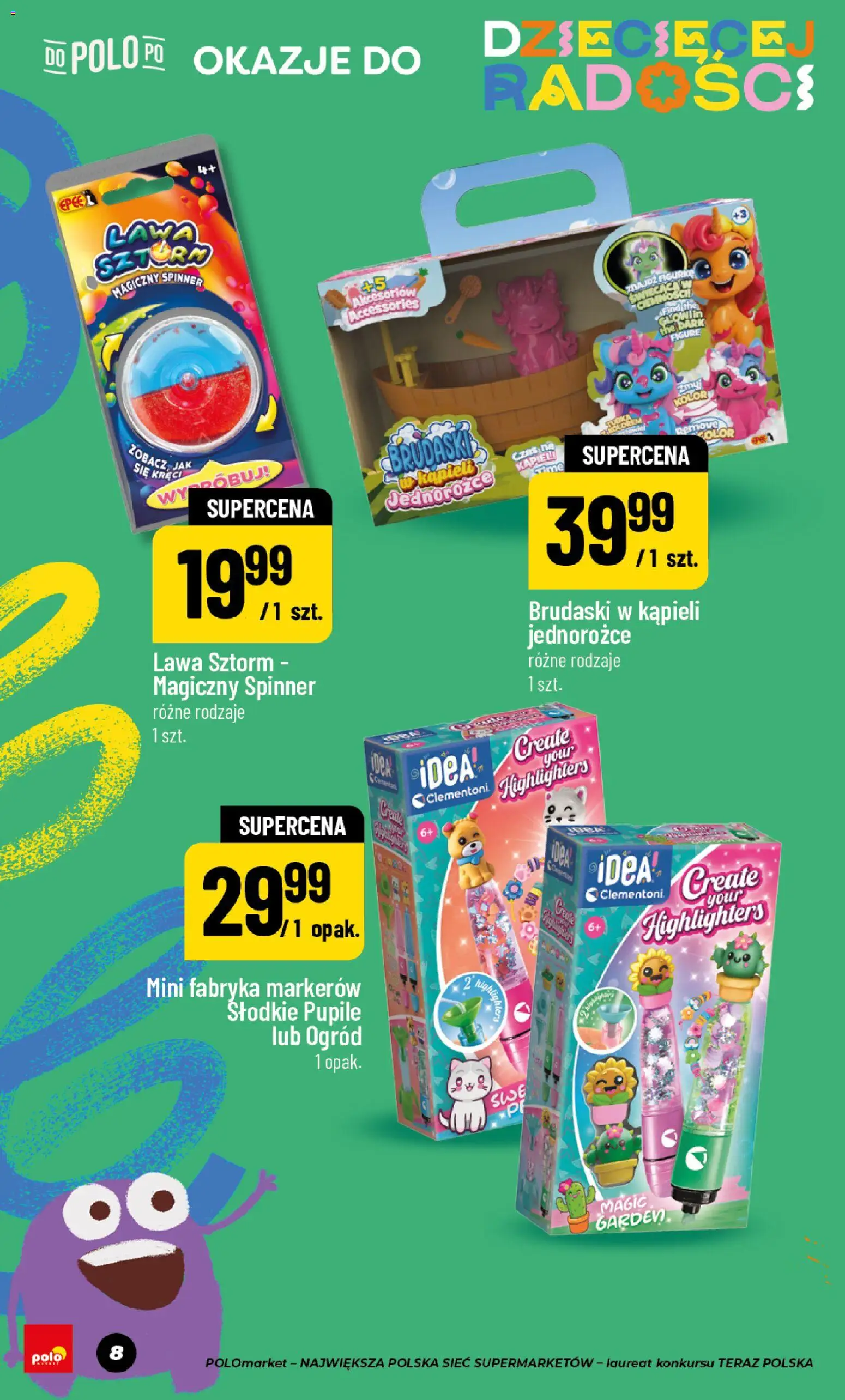 POLOmarket gazetka - Dzień Dziecka od 15.05.2026 | Strona: 8 | Produkty: Kąpiel