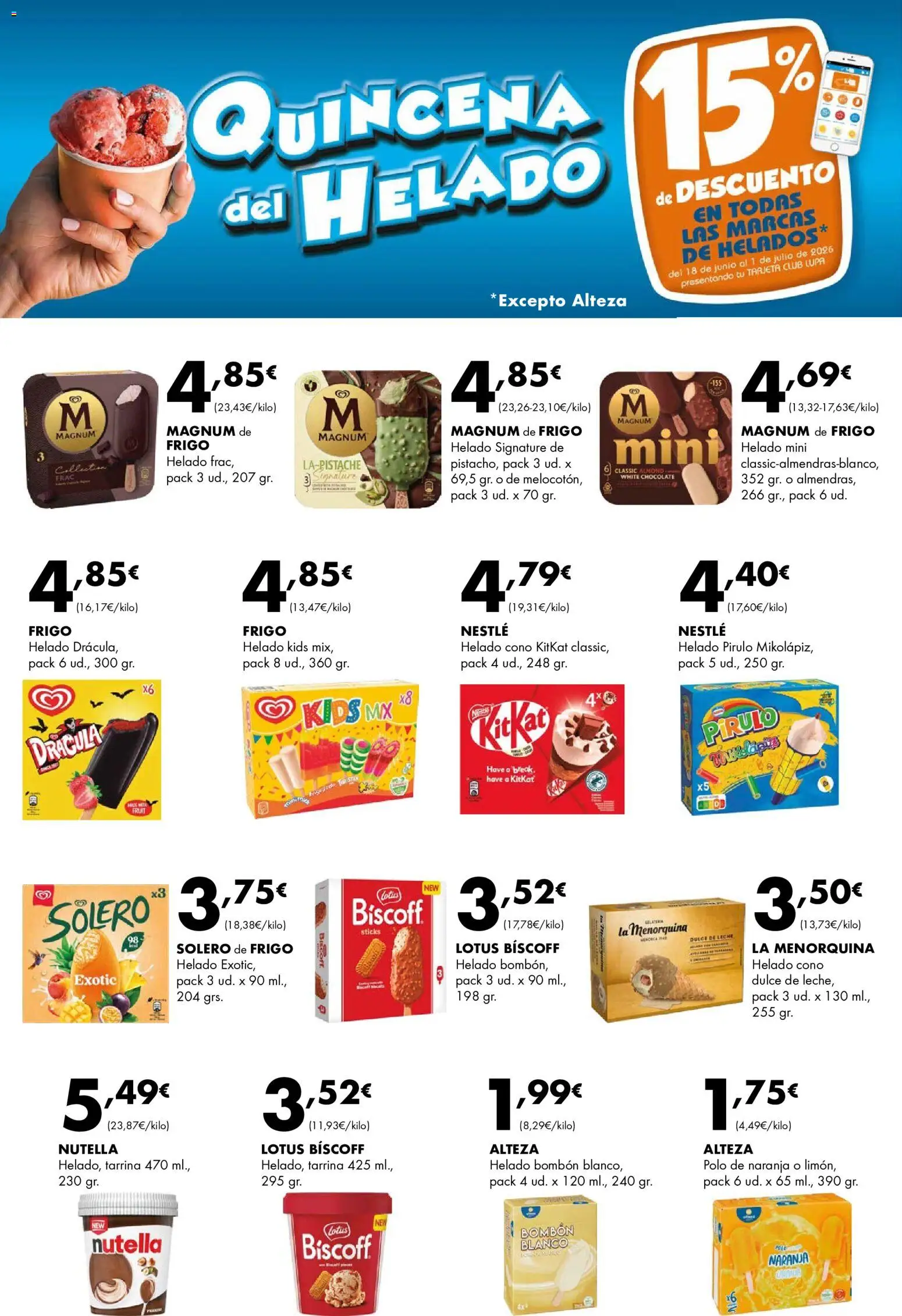 Lupa Supermercados folleto │ válido desde el 18.06.2026 | Página: 8