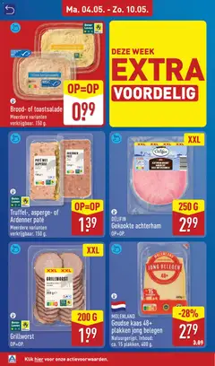 Aldi folder week 19 - Voorbeeld van een folder van Aldi, geldig van 04.05.2026 | Pagina: 8 | Producten: Ui, Kaas, Brood, Gouda