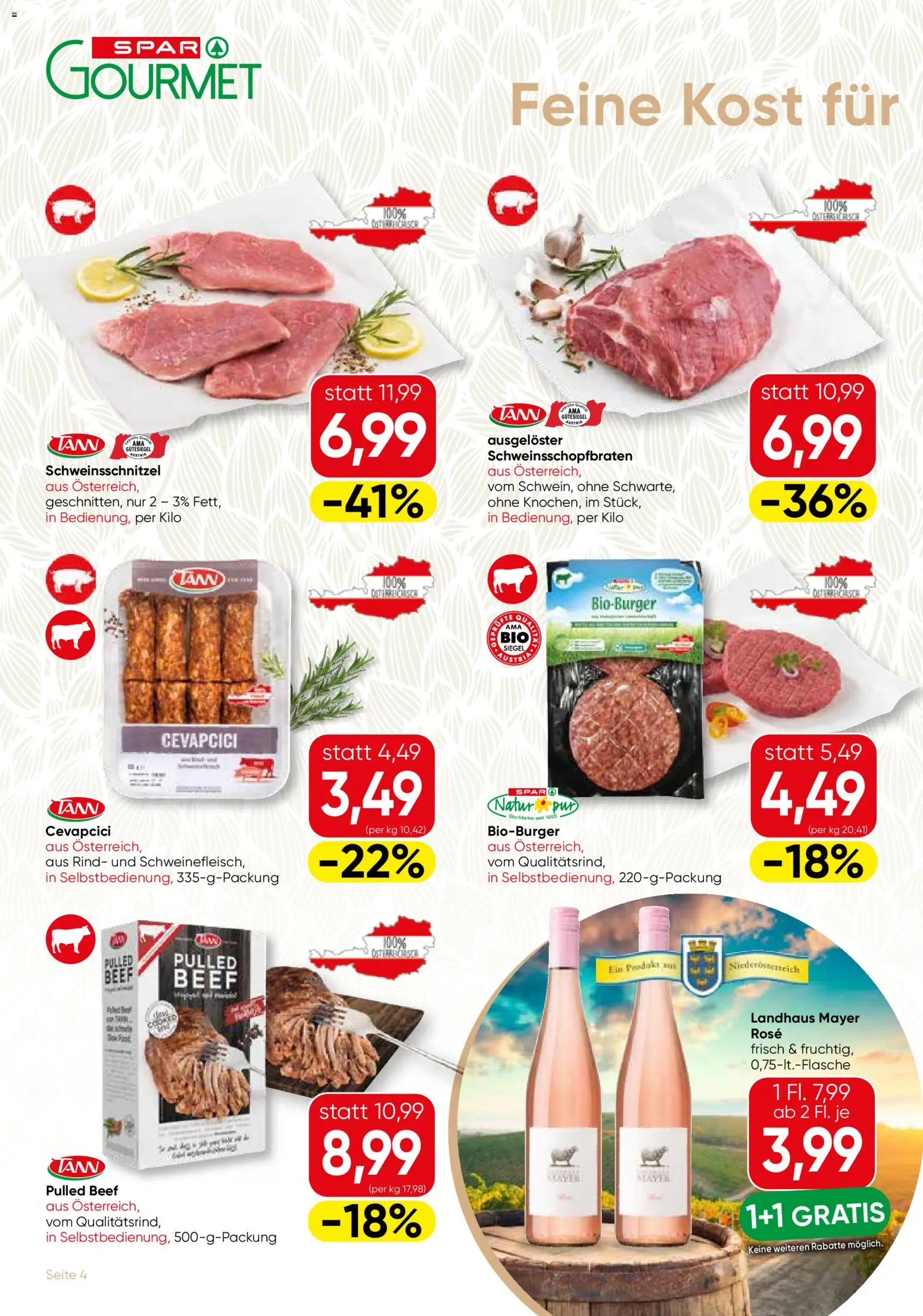 SPAR Gourmet Flugblatt gültig ab 21.05.2026 | Seite: 4