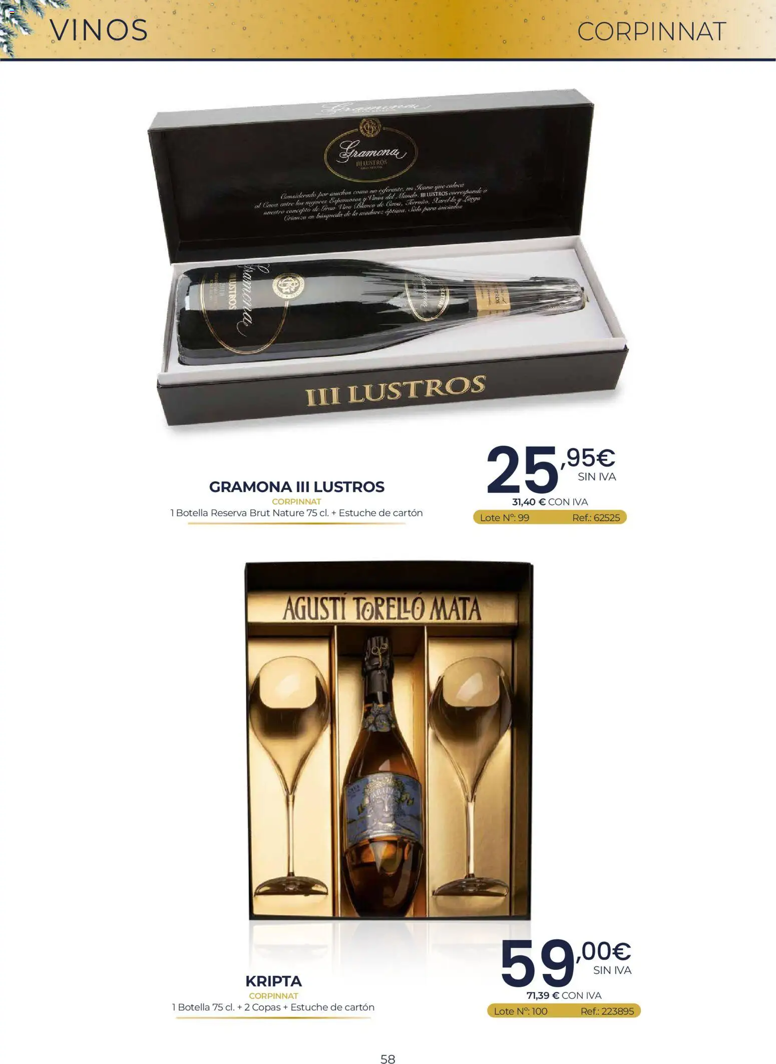 Makro Lotes y Cestas Navidad Centro │ válido desde el 03/09/2026 | Página: 58 | Productos: Vino, Vino blanco