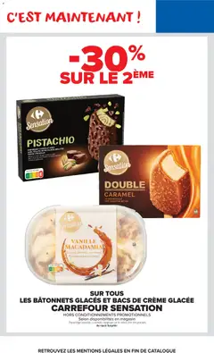 Carrefour Market - Prévisualisation de Carrefour Market catalogue valide à partir de 04/08/2026 | Page: 3 | Produits: Glaces, Pistaches, Chocolat, Crème