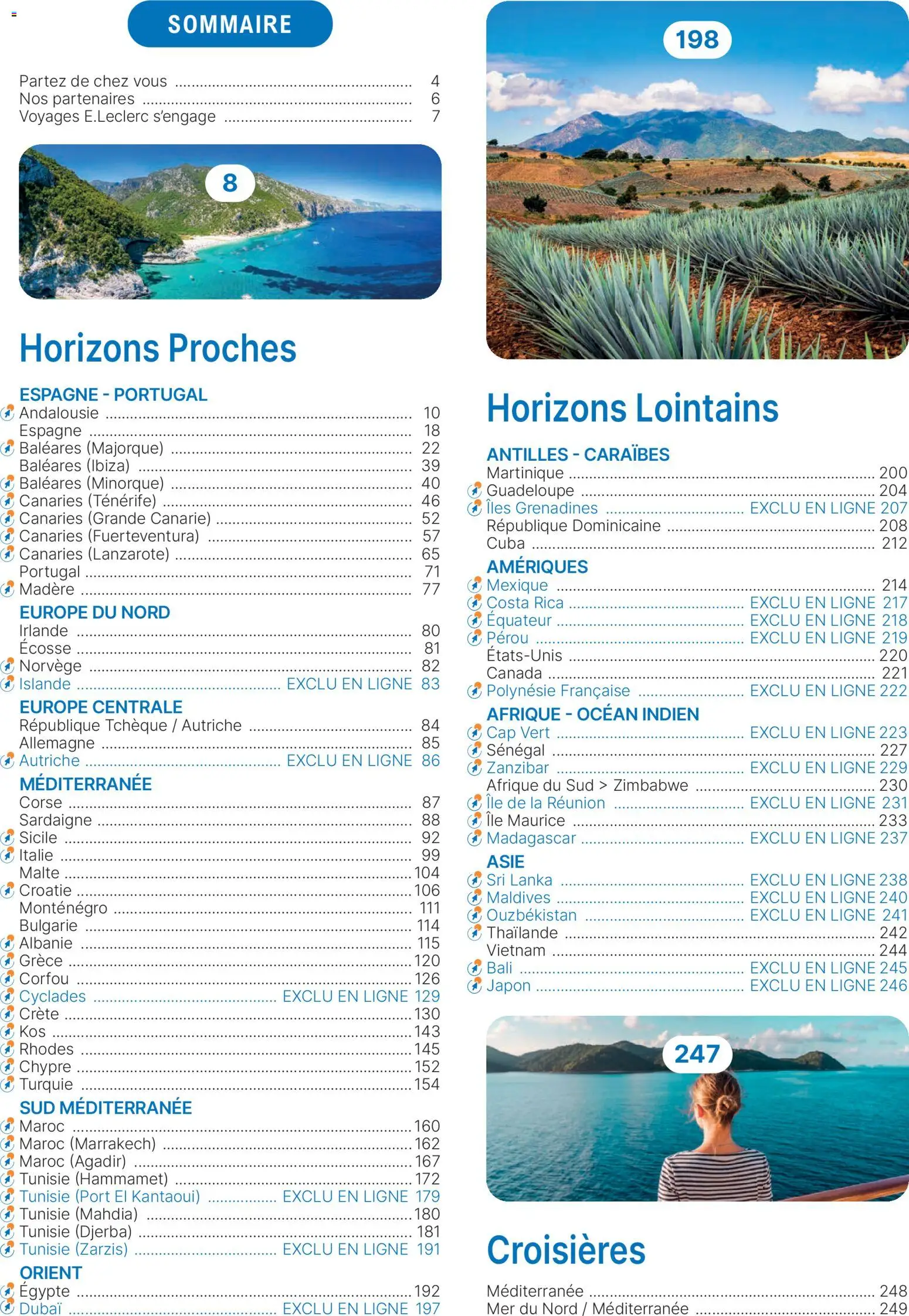 {H1} | Page: 2 | Produits: Marrakech, Crête, Guadeloupe