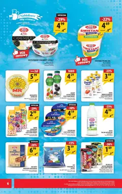 Pogląd oferty "Arhelan gazetka" - ważna od 01.06.2026 | Strona: 6 | Produkty: Ser pleśniowy, Kefir, Serek, Śmietana