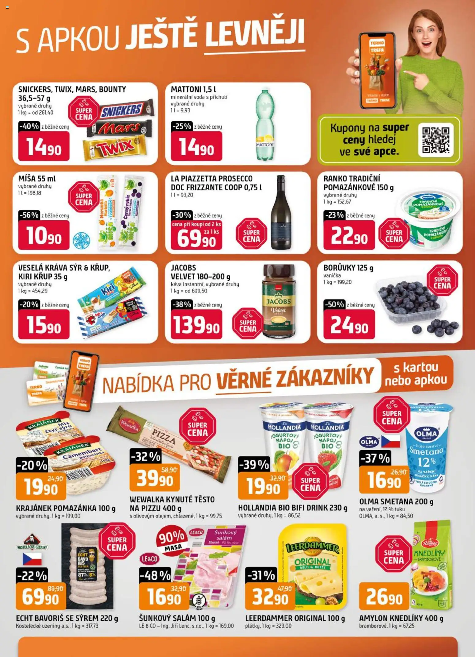 Trefa leták od 27.05.2026 | Strana: 12 | Produkty: Káva, Smetana, Velvet, Minerální voda