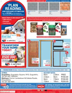 Cashbuild specials catalogue – valid from 20.04.2026 | Page: 4 | Products: Dates, Door frame, Cement, Clay