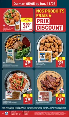 Aldi - Prévisualisation de Aldi catalogue valide à partir de 05.05.2026 | Page: 8 | Produits: Cuisses de canard confites, Poitrine de porc, Cuisses de canard, Porc