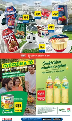 Tesco aktuális akciós újság - amely érvényes a következő dátumtól: 18.06.2026 | Oldal: 22 | Termékek: Puding, Tejberizs, Csemegekukorica, Joghurt