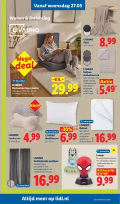 Lidl folder week 22 - Voorbeeld van een folder van Lidl, geldig van 25.05.2026 | Pagina: 35 | Producten: Gordijnen, Geluid, Lamp, Zitting