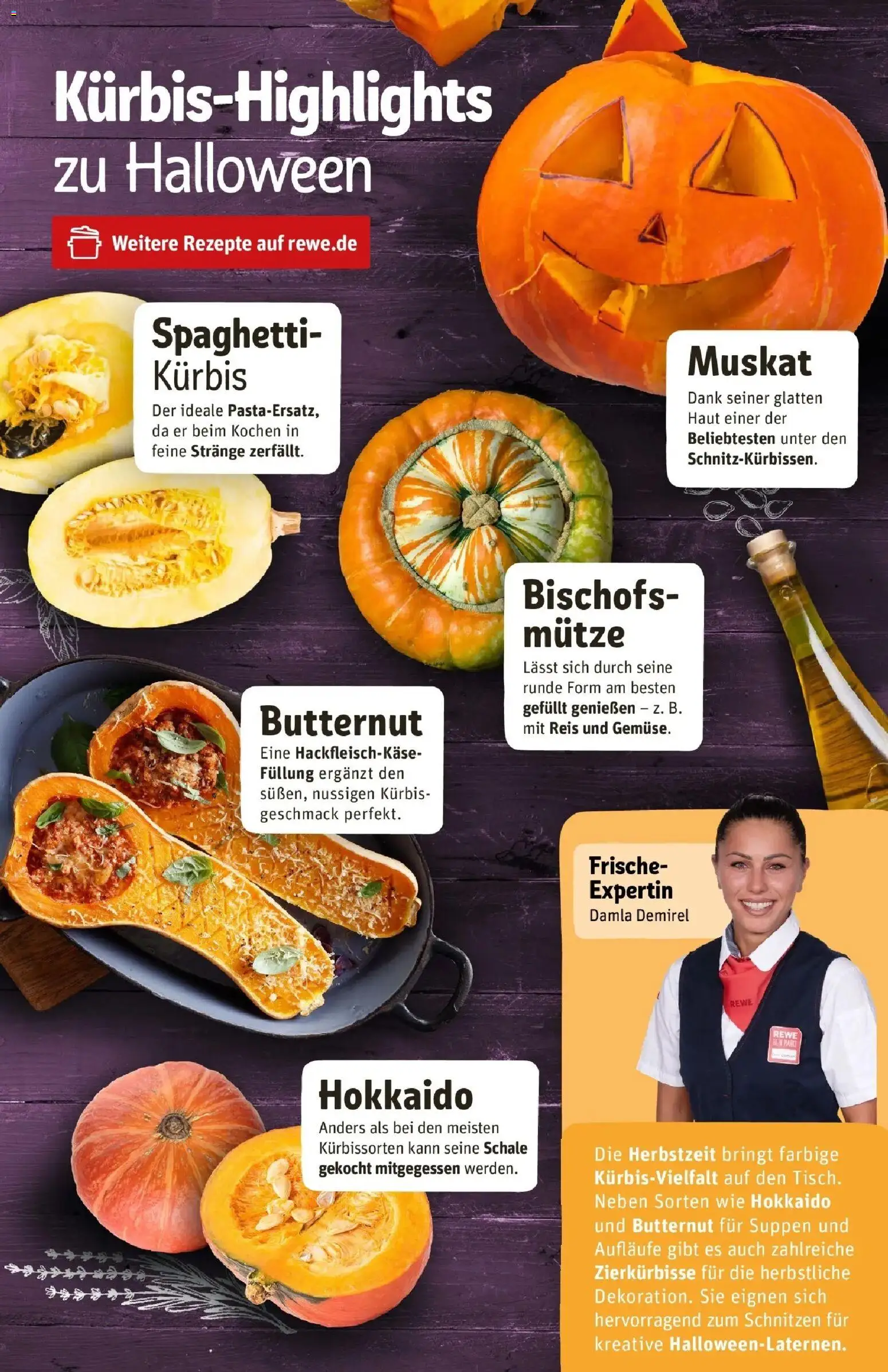 REWE Prospekt ab 26.10.2026 zum Blättern » Angebote | Seite: 15 | Produkte: Spaghetti, Kürbis, Reis