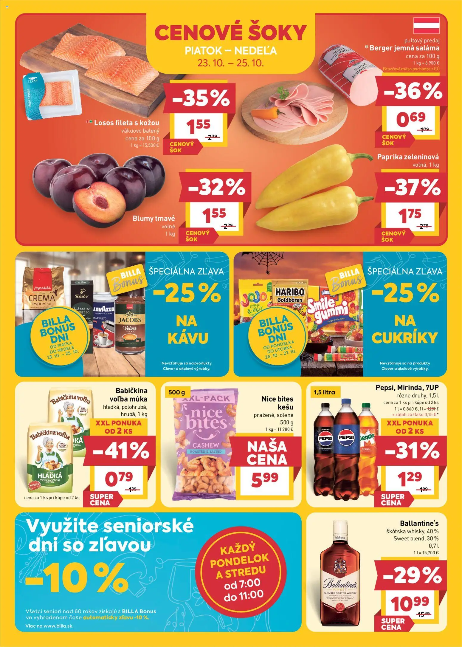 Nové Billa akcie – leták je platný od 21.10.2026 | Strana: 24