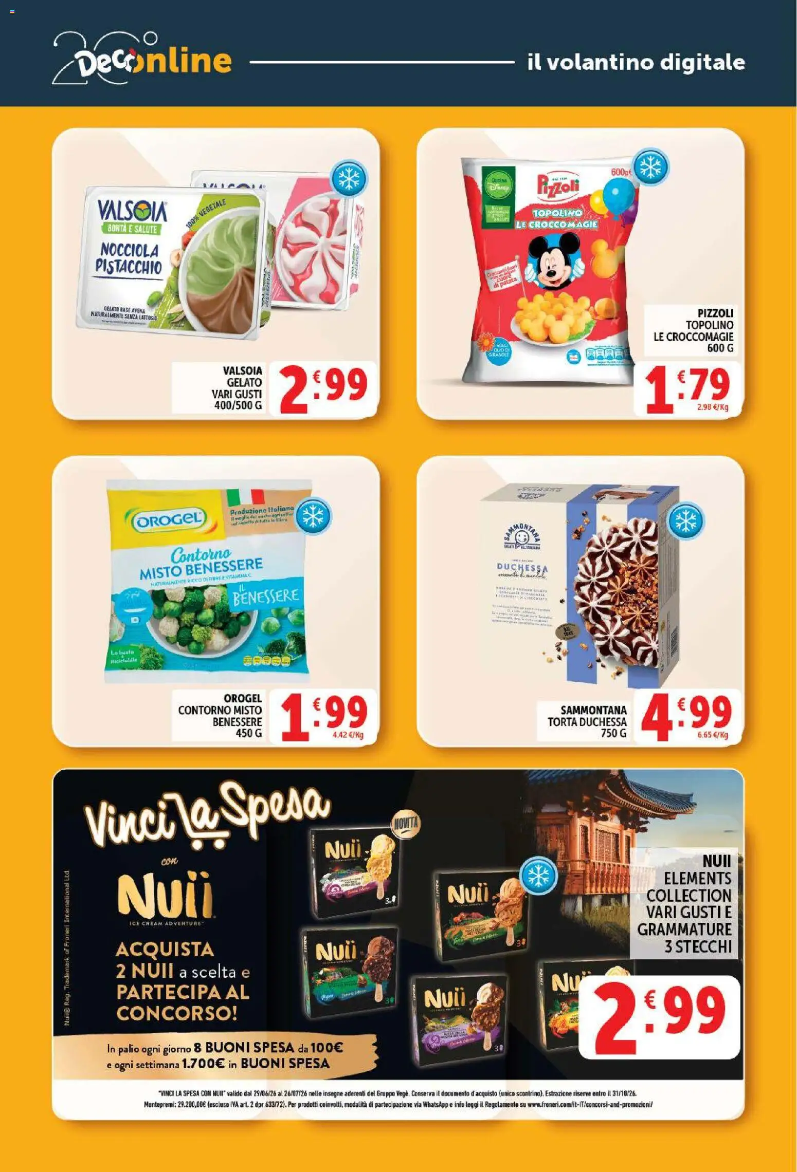 Volantino Decò del 21/07/2026 | Pagina: 25 | Prodotti: Gelato, Torta