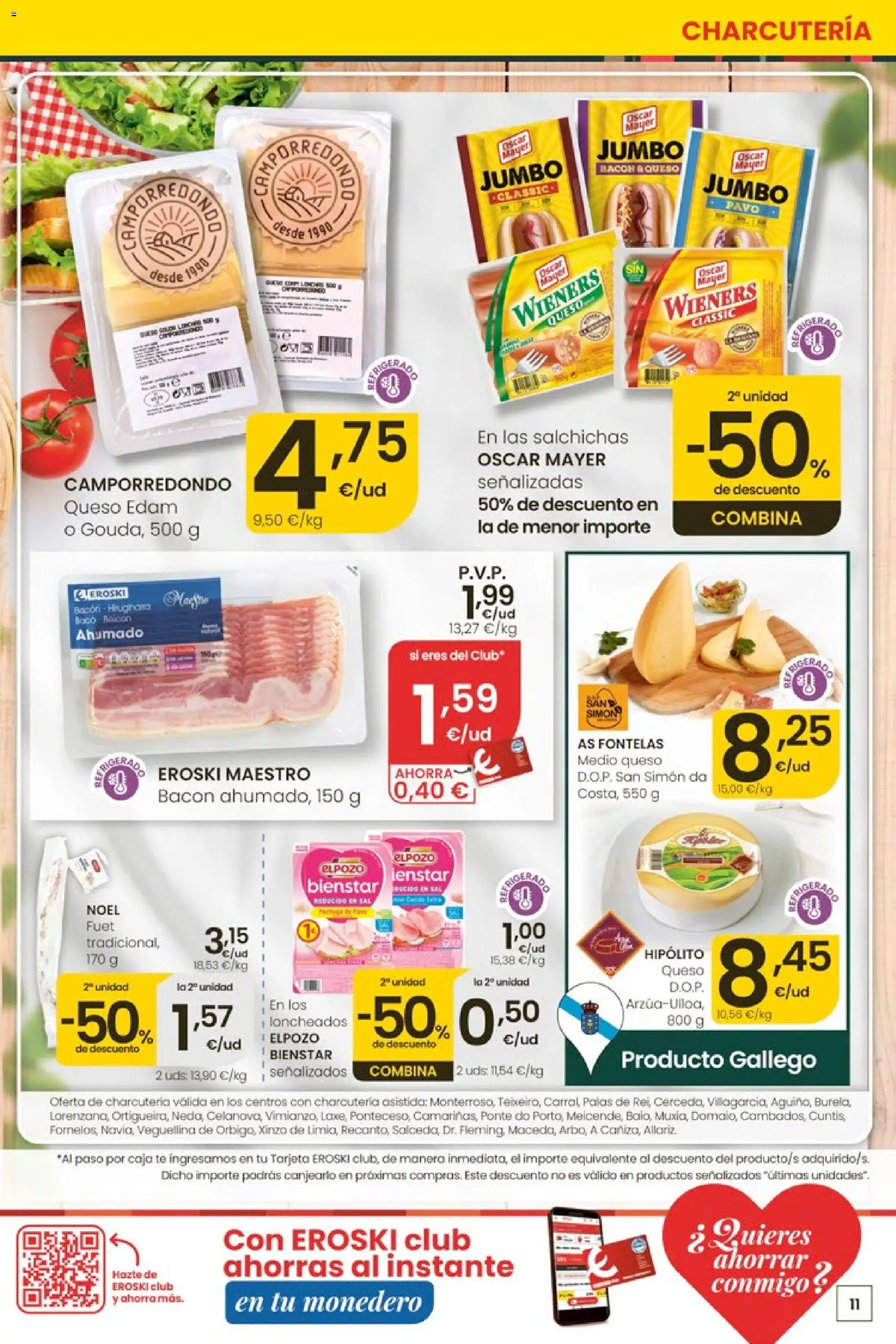 Eroski Ofertones de verano │ válido desde el 28.05.2026 | Página: 11 | Productos: Queso, Té, Caja