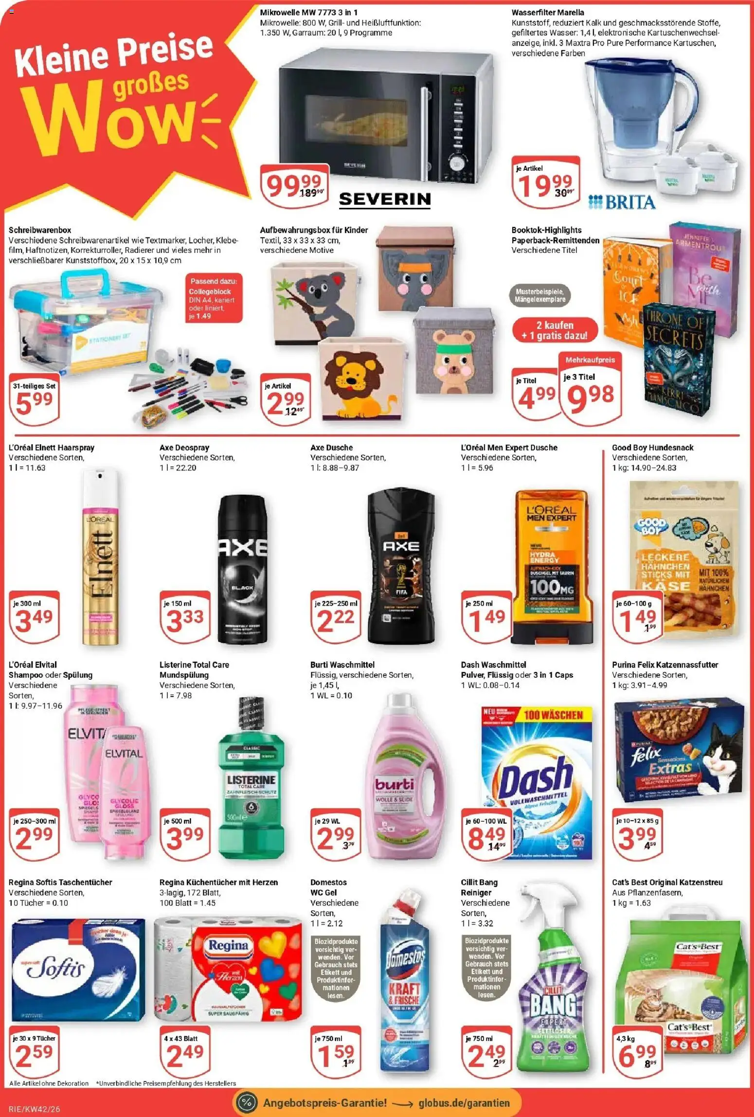 Globus Prospekt Bochum-Riemke (ab 12.10.2026) » Angebote online | Seite: 5 | Produkte: Hahnchen, Dusche, Spülung, Wasser