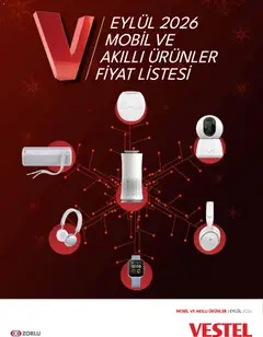 02 Eylül 2026 tarihinden itibaren geçerli olan Vestel kataloğu önizlemesi