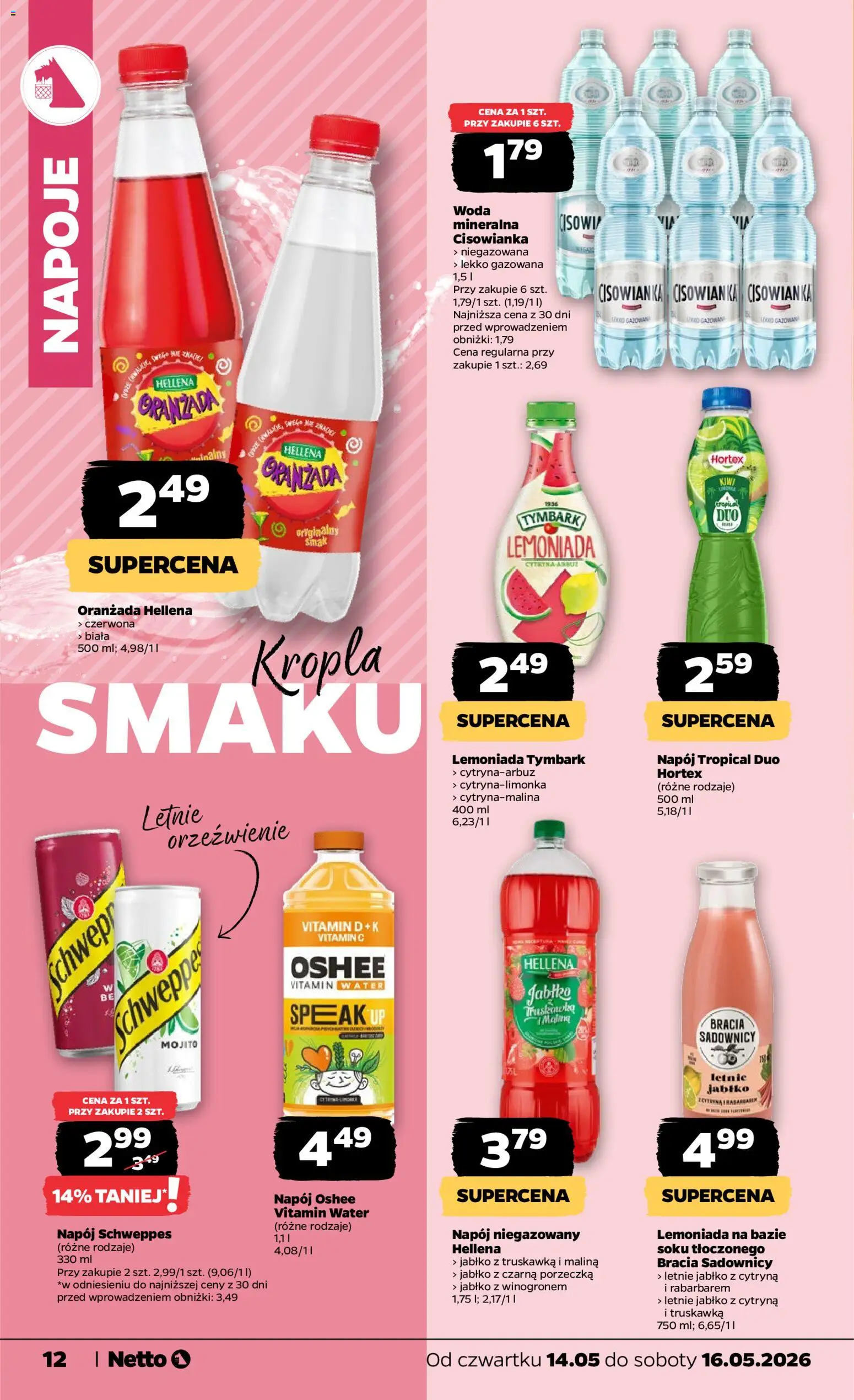 Netto gazetka od czwartku spożywcza od 14.05.2026 | Strona: 12