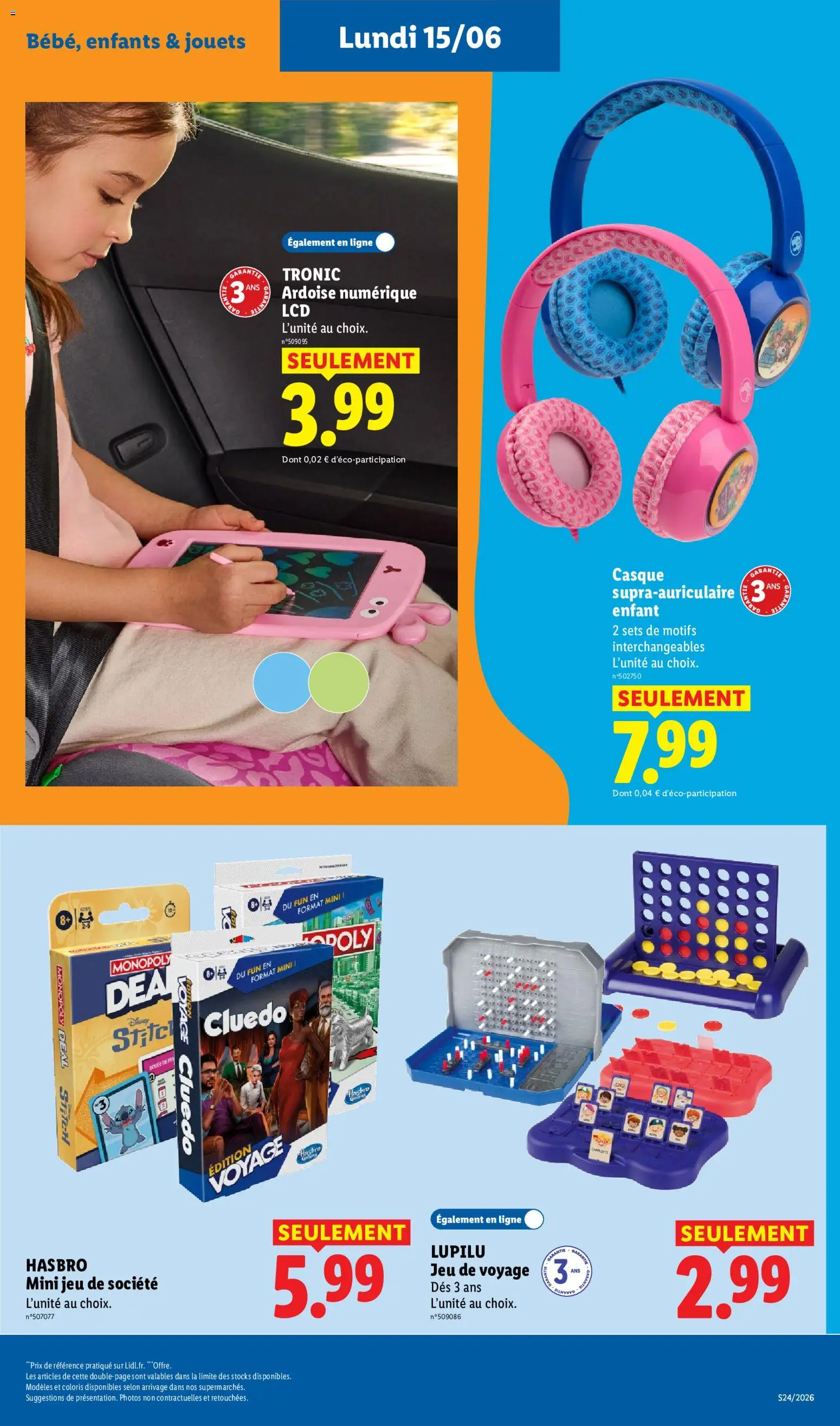 {H1} | Page: 53 | Produits: Jouets, Ardoise numérique, Casque