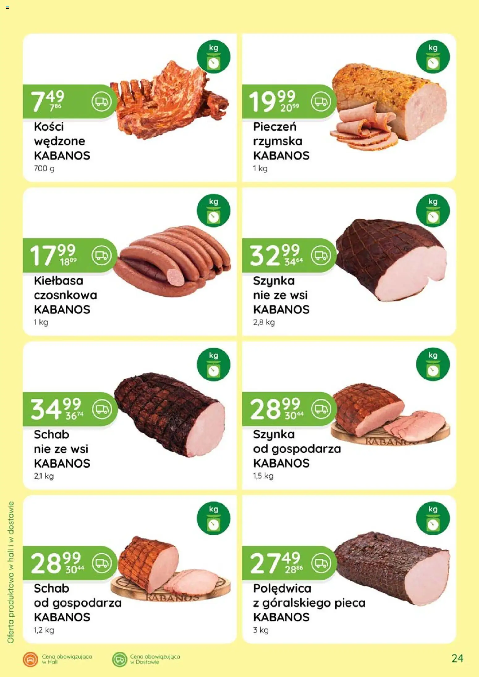Eurocash gazetka - Katalog Wędlin od 02.07.2026 | Strona: 24 | Produkty: Kiełbasa, Schab, Szynka